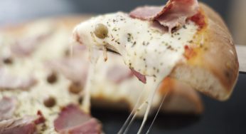 Una porción de Pizza Argentina en Madrid