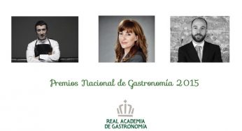 Eneko Atxa, Mónica Fernández y Juan Ruiz, Premios Nacional de Gastronomía 2015