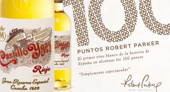 Castillo de Ygay Gran Reserva 1986, primer blanco seco español con 100 puntos Parker