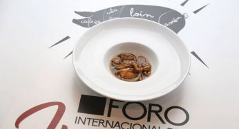 Tallarines ibéricos con sopa de cocido