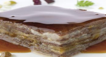 Terrina melosa de ternera con trufas y encurtidos