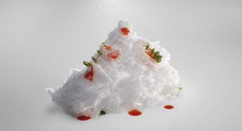 Raspaduras de hielo aromatizadas con esencia de carabinero