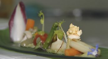 Verduras Salteadas con Pil Pil de Bacalao