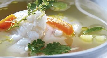 Sopa de rape y verduras