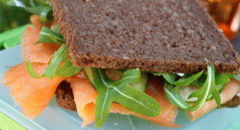 Sandwich de salmón