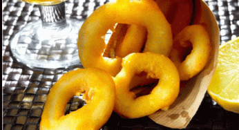 Calamares rebozados y fritos