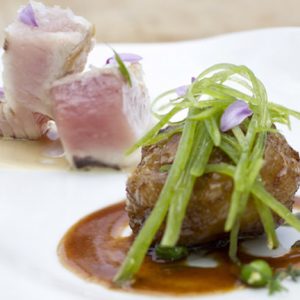 Receta: Riñón de lechal con escabeche de ventresca