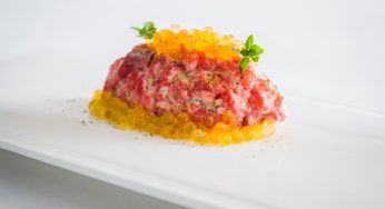 Tartar de salchichón de agua dulce