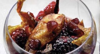 Compota de higos y frutos rojos