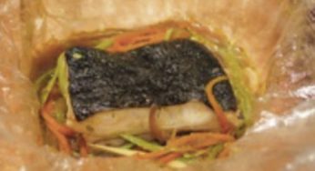Papillote de Rodaballo con toque asiático