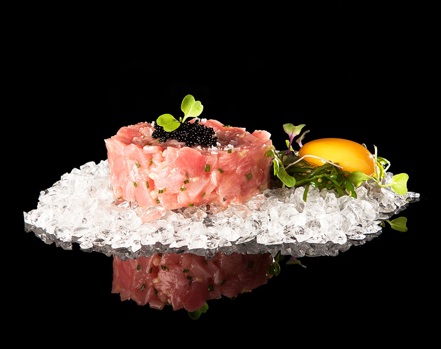 Tartar de atún salvaje.