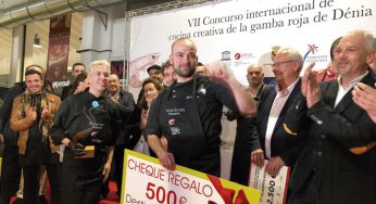 Bruno Ruiz, ganador del VII Concurso Internacional de Cocina Creativa Gamba Roja de Dénia