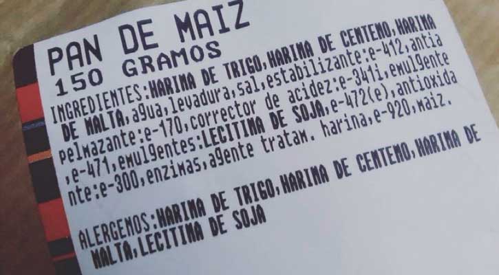 etiquetado envase
