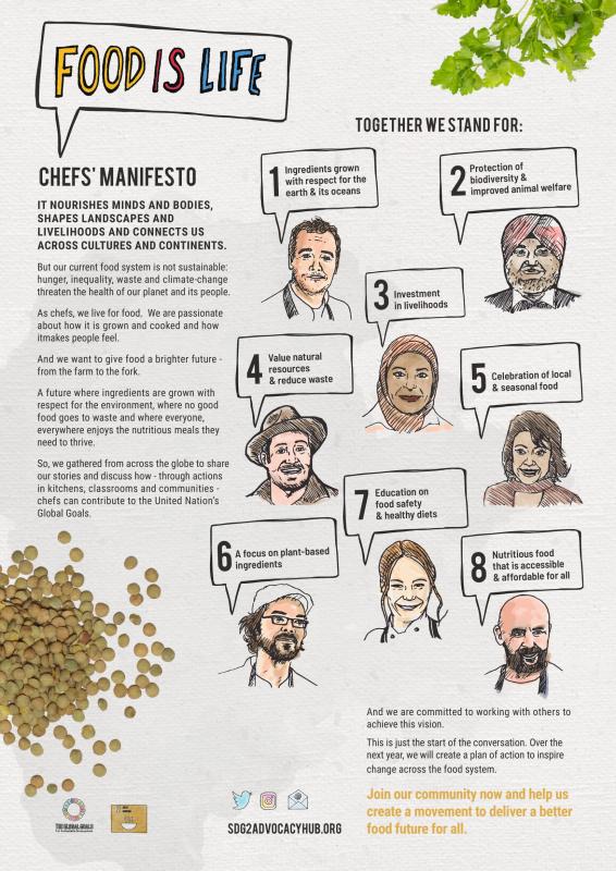 Chef Manifiesto, un llamamiento a los cocineros para salvar el planeta
