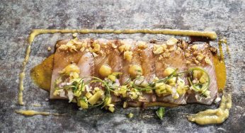 Tiradito de pez limón