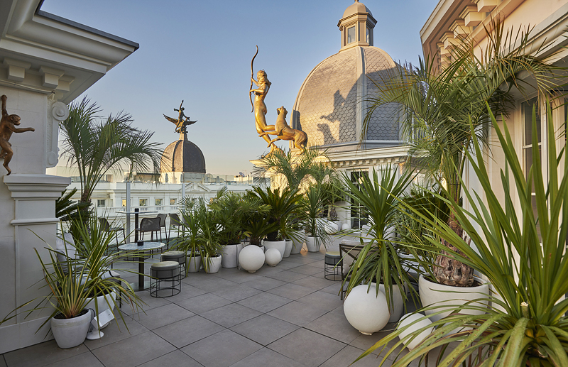 Terraza de El Jardín de Diana