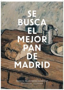 Cartel se busca el mejor pan de Madrid