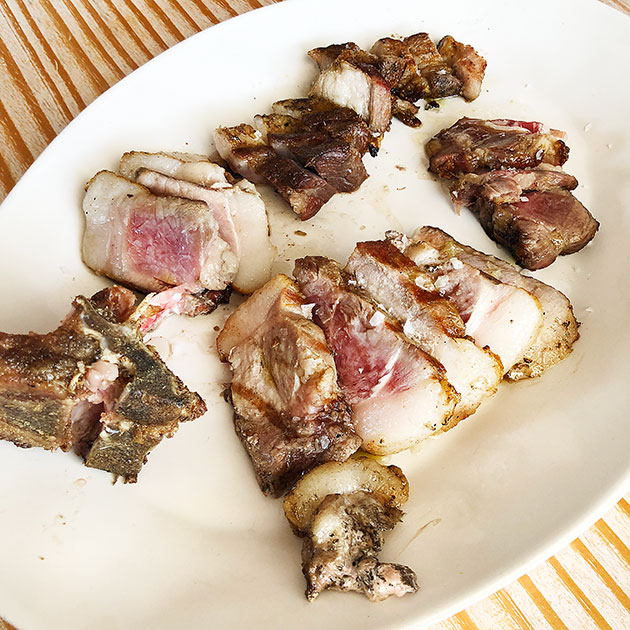 Finca Alfoliz (Huelva) Chuleta de cerdo ibérico de bellota madurada 45 días