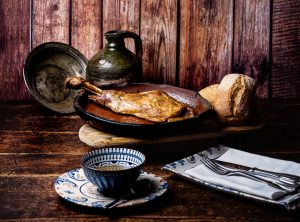 Paletilla de cordero lechal asado de Botín Paletilla de cordero lechal asado de Botín