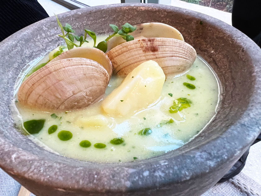 Restaurante Desde 1911 (Madrid) Almejas con patatas