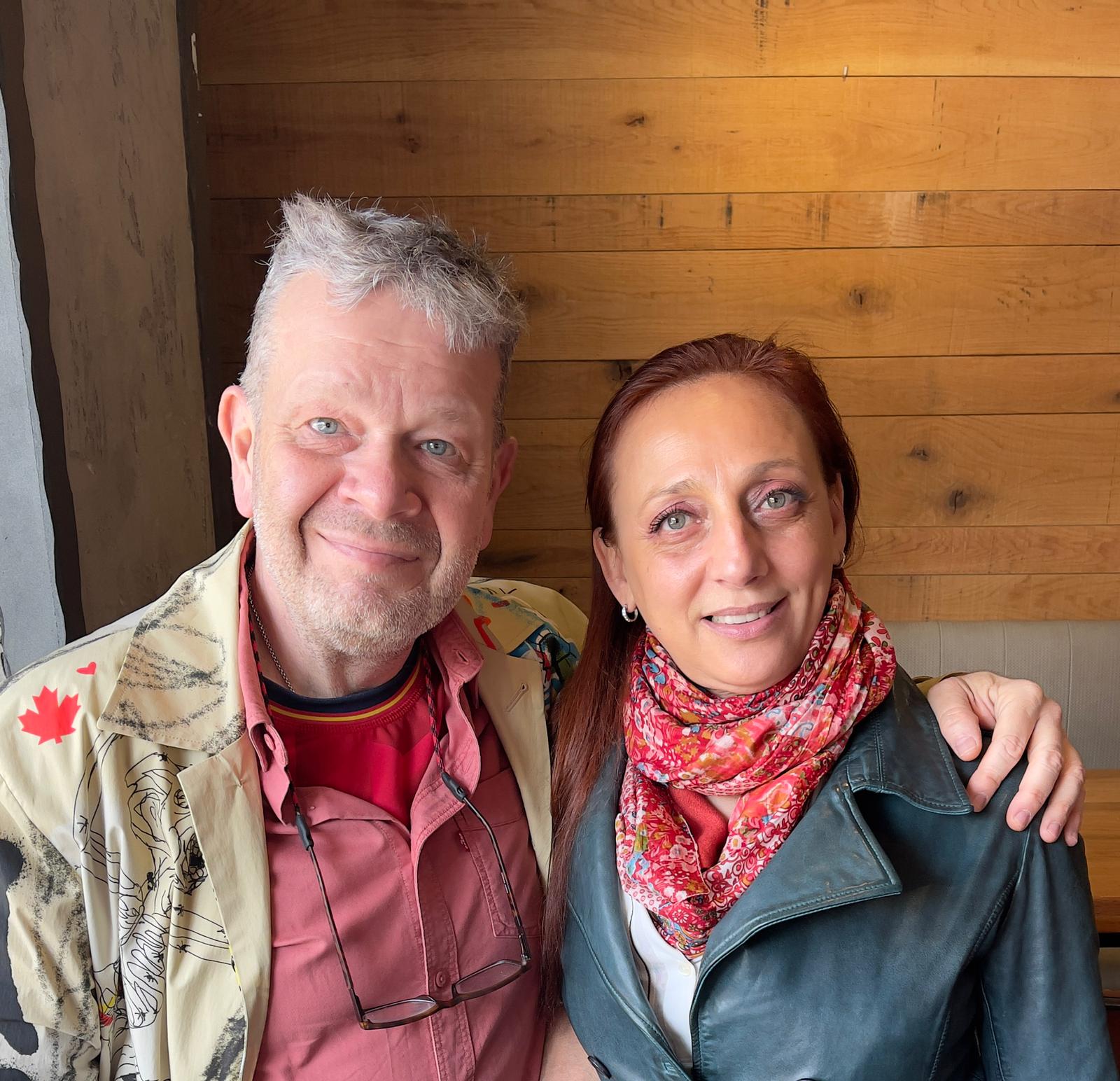 Alberto Chicote e Inma Nuñez propietarios del restaurante Omeraki
