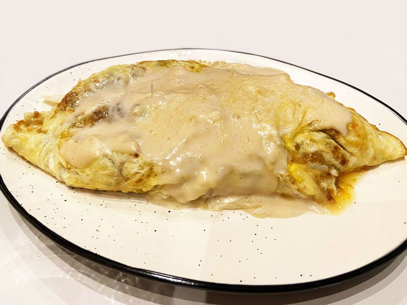 La Cosmo (Málaga) tortilla de bacalao