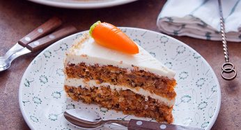 Tarta de zanahoria y queso crema