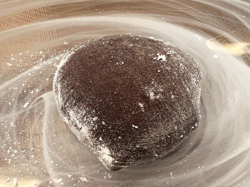 Restaurante Aürt (Barcelona) Mochi de algarroba