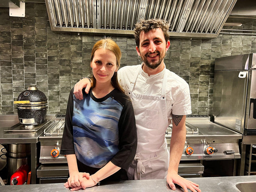 Comparte Bistró (Madrid) Mario Sánchez y Charlotte Finkel