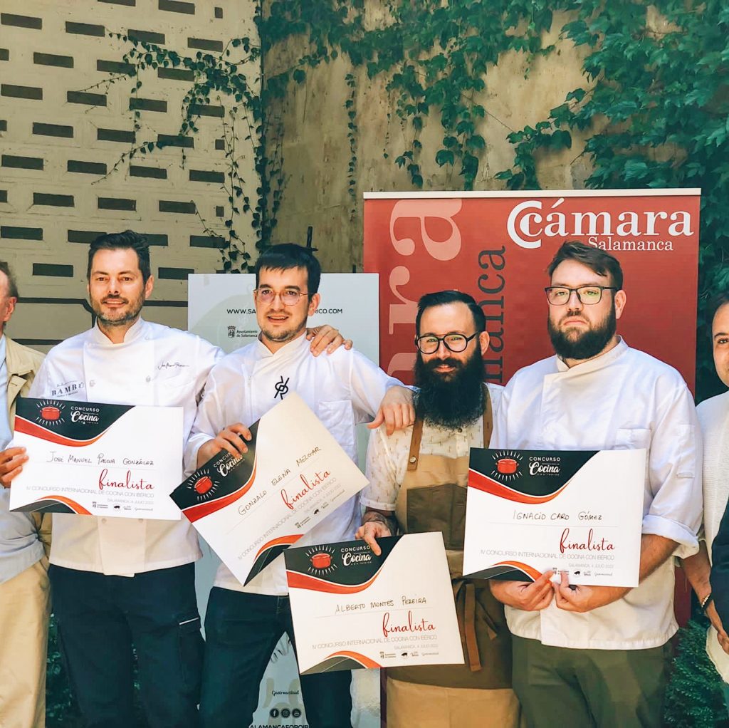 Finalistas del IV Concurso Internacional de Cocina con Ibérico