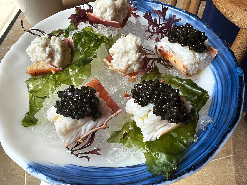 Restaurante Mar Mía (Madrid), ensaladilla de cangrejo real 