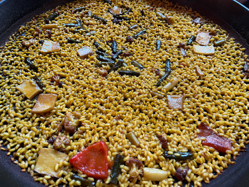 Restaurante Mar Mía (Madrid), arroz de verduras