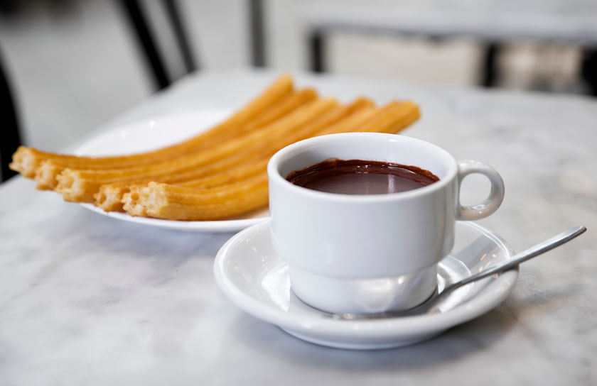 Chocolate con churros de San Ginés