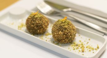 Croquetas veganas de alcachofa y pistachos