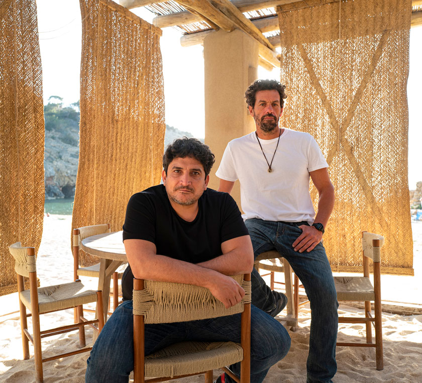 Mauro Colagreco y Federico Desseno en El Silencio Ibiza
