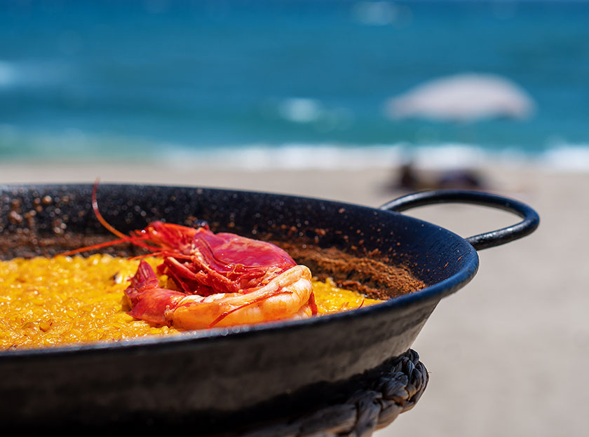 Arroz de carabineros en La Milla Marbella