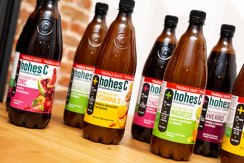 Variedades de nutribebidas de Hohen C