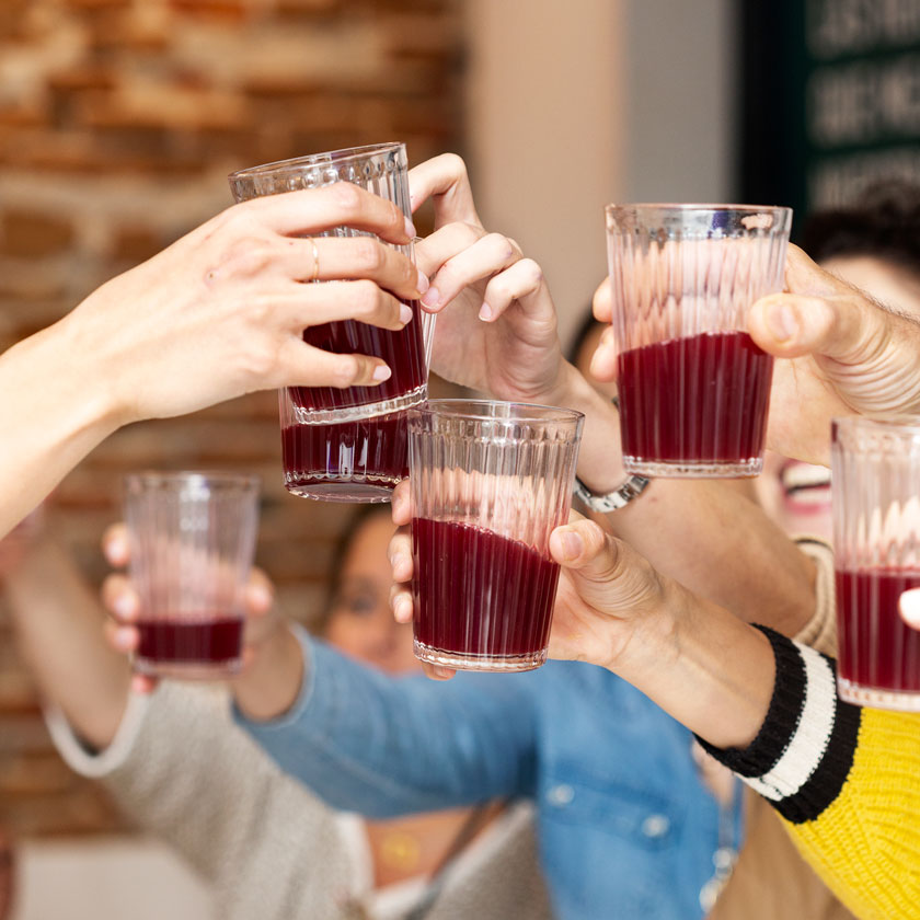 Vasos de nutribebidas de Hohen C