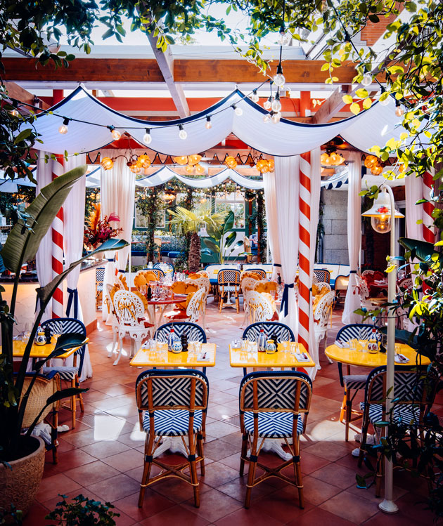 Terraza de Bel Mondo en Madrid