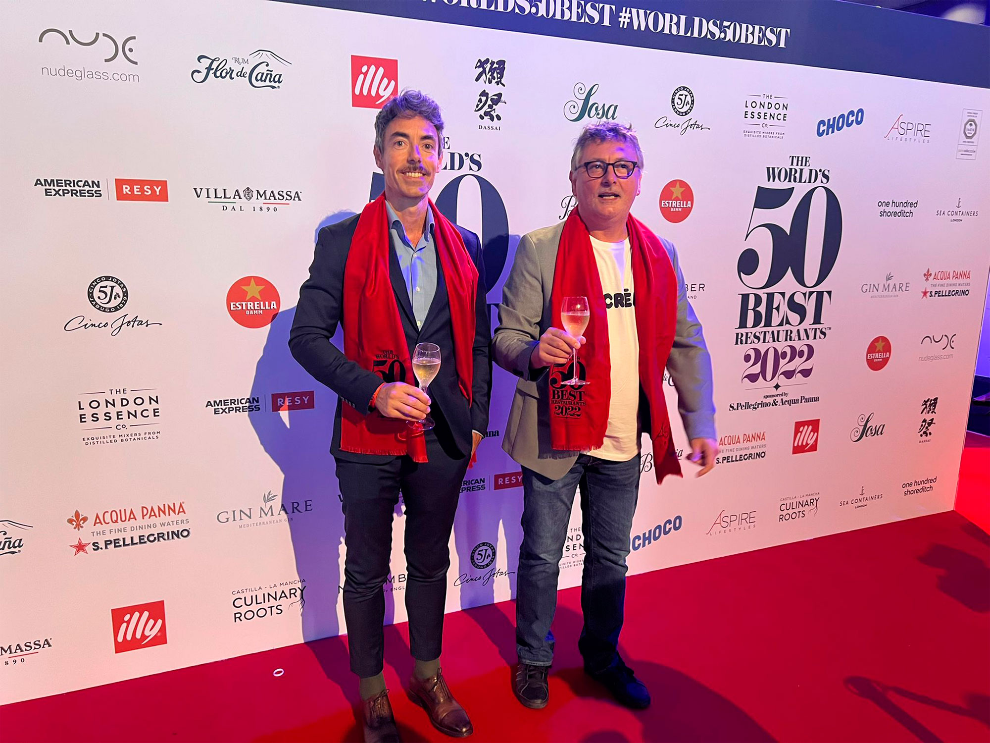 Andoni Luis Aduriz en la gala de 50 Best