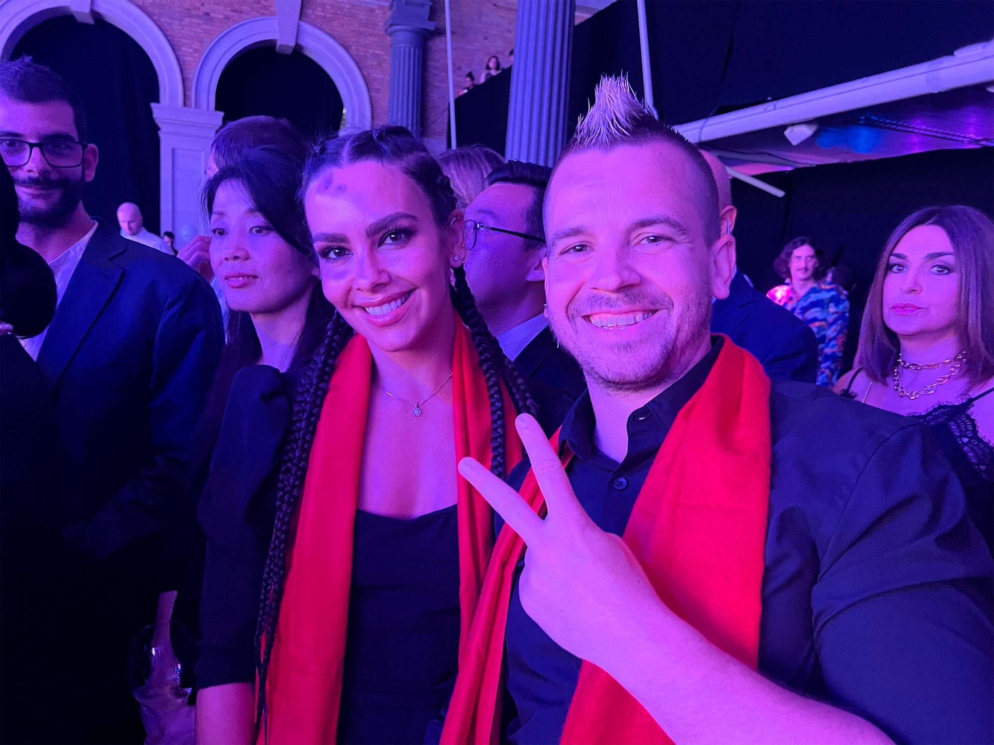 Dabiz Muñoz y Cristina Pedroche en la gala de 50 Best