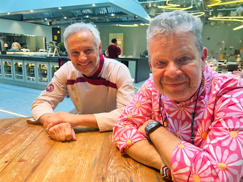 Omeraki (Madrid) Jesús Almagro, jefe de cocina y Alberto Chicote