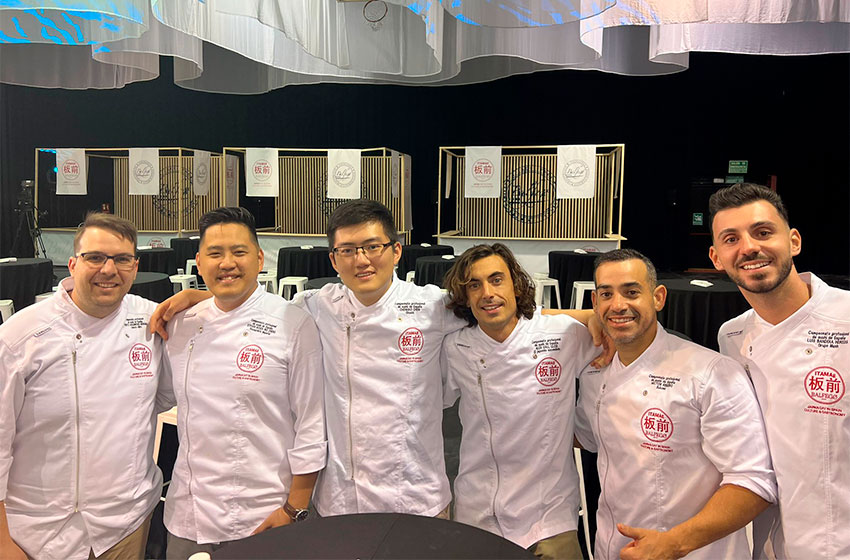 Finalistas del concurso de sushi de Balefgó