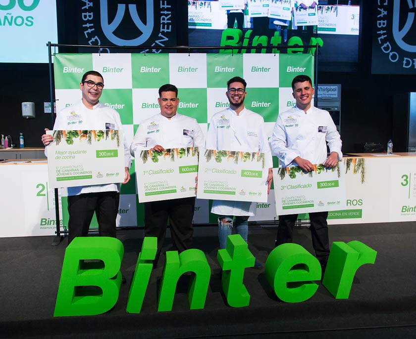 Los ganadores de la última edición del Campeonato de Cocineros de Canarias