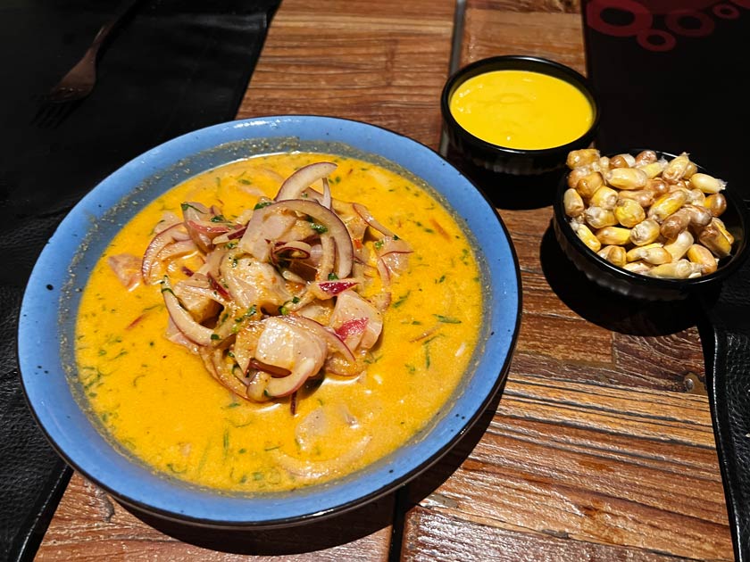 Bacus (Almería) Ceviche peruano de corvina