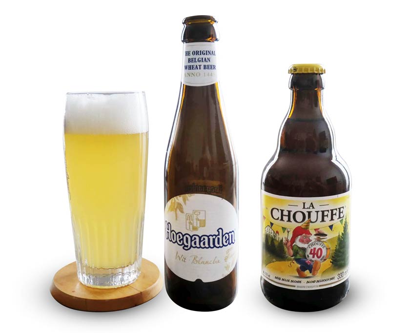 Guía rápida de cervezas belgas blonde y witbier