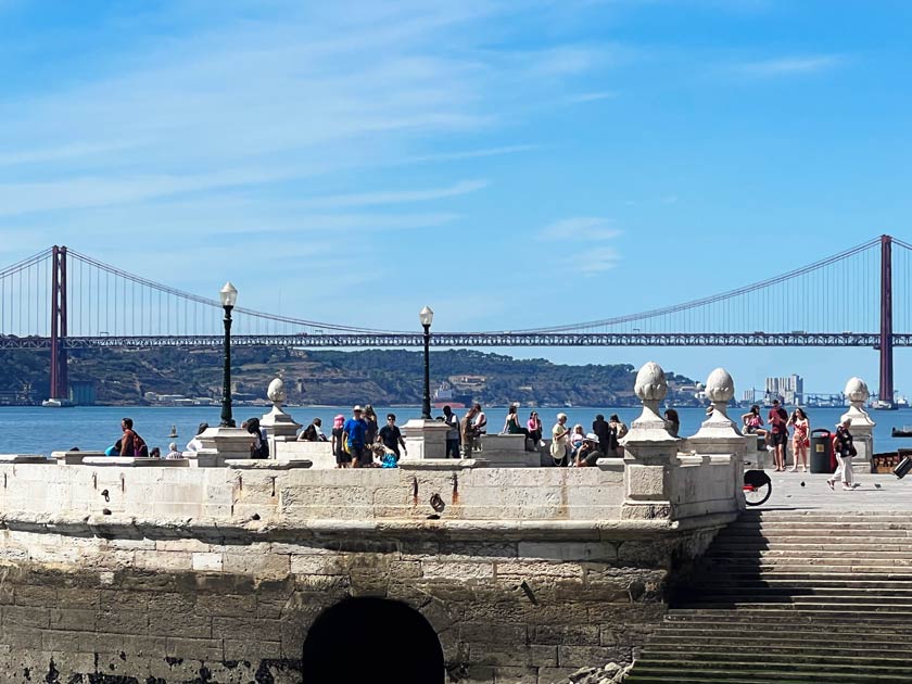 El Tajo a su paso por Lisboa