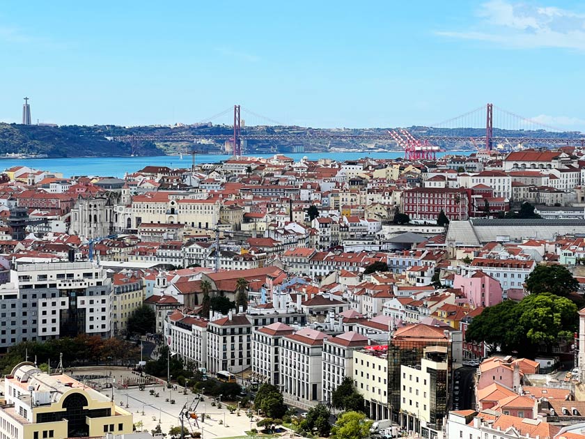 Lisboa, vista panorámica de la ciudad