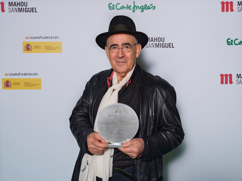 Abraham García, Premio Nacional de Gastronomía Toda una Vida