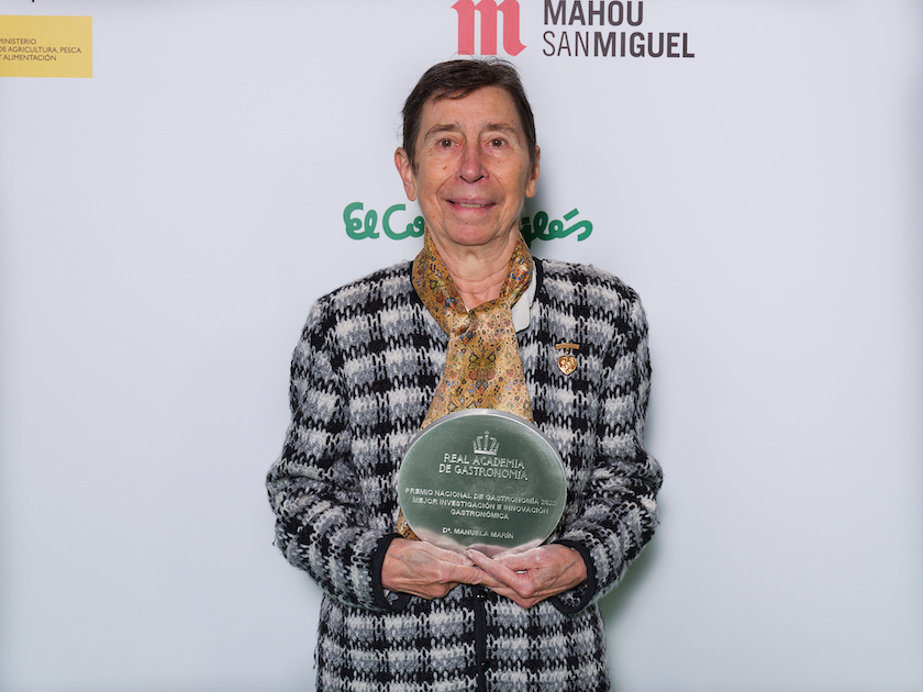 Manuela Marín, Premio Nacional de Gastronomía a la Investigación e Innovación gastronómica